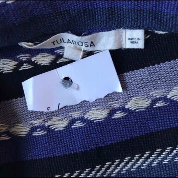 Tularosa Navy Open Back Embellished Mini Dress XS - Picture 6 of 7